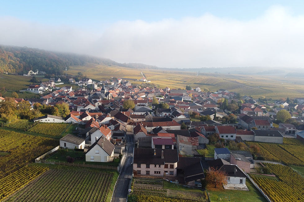 Trépail vue du ciel